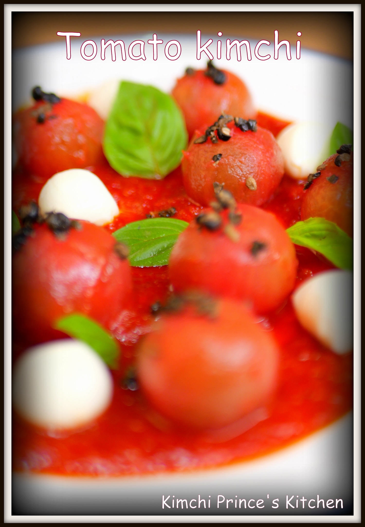 トマトキムチ作り方 How To Make Tomato Kimchi キムチ王子の公式サイト